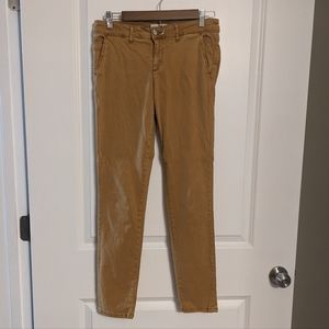 Hei Hei Women's Slim Ankle Pants Size 29 Color Tan Light Brown